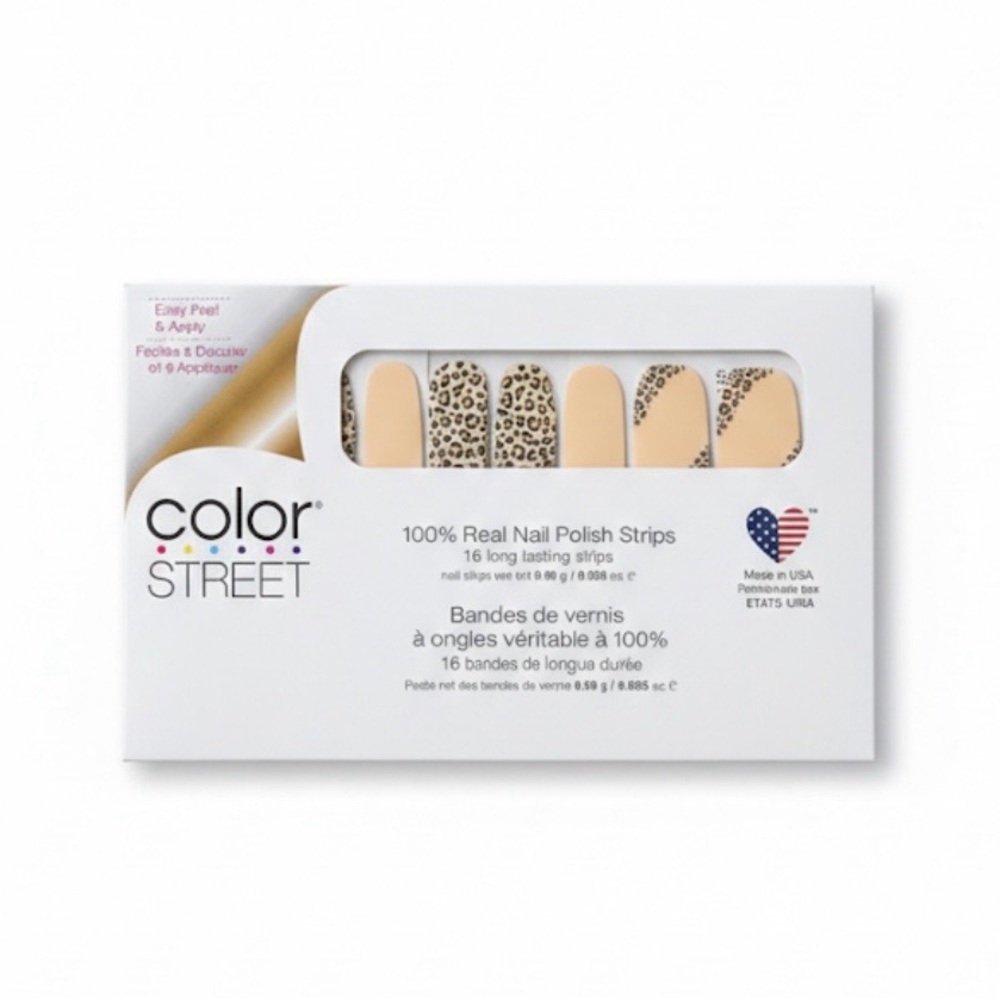 NWT Color Street Animal Print  🐆 Nail Strips